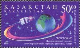 "Vostok 6" orbiting Earth