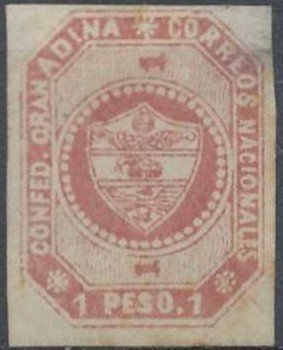 Stamp, Coat of Arms, Colombia,  , Coats of Arms