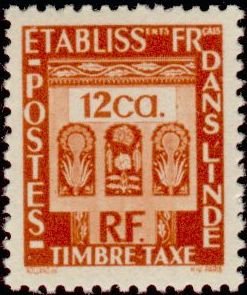Stamp, Figure, French Colonies,  