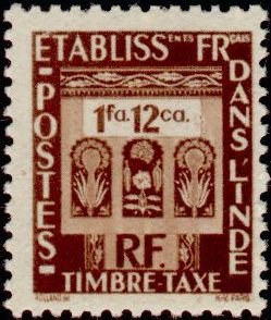 Stamp, Figure, French Colonies,  