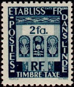 Stamp, Figure, French Colonies,  