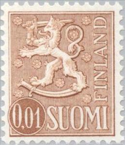 Stamp, Heraldic Lion, Finland,  , Heraldic Animals, Coats of Arms