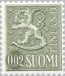 Stamp, Heraldic Lion, Finland,  , Heraldic Animals, Coats of Arms