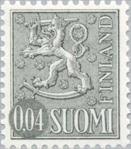 Stamp, Heraldic Lion, Finland,  , Heraldic Animals, Coats of Arms