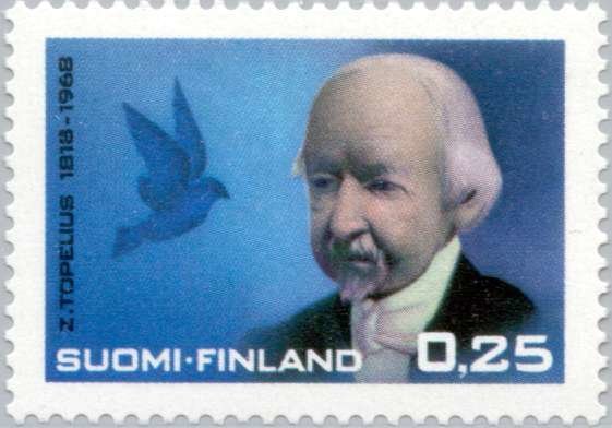 Topelius, Z. (1818-1898) Historian, Poet & Author, Flying La