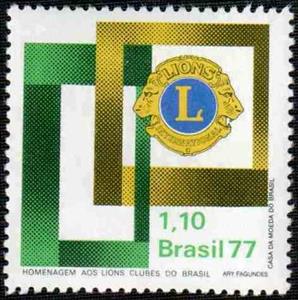 Stamp, Brazil's Lions club, Brazil,  , Lions (Org.)