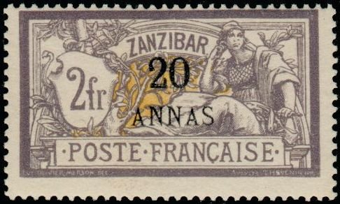 Stamp, Type Merson, French Colonies,  