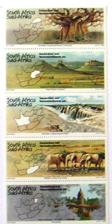 Strip Of 5 Stamps