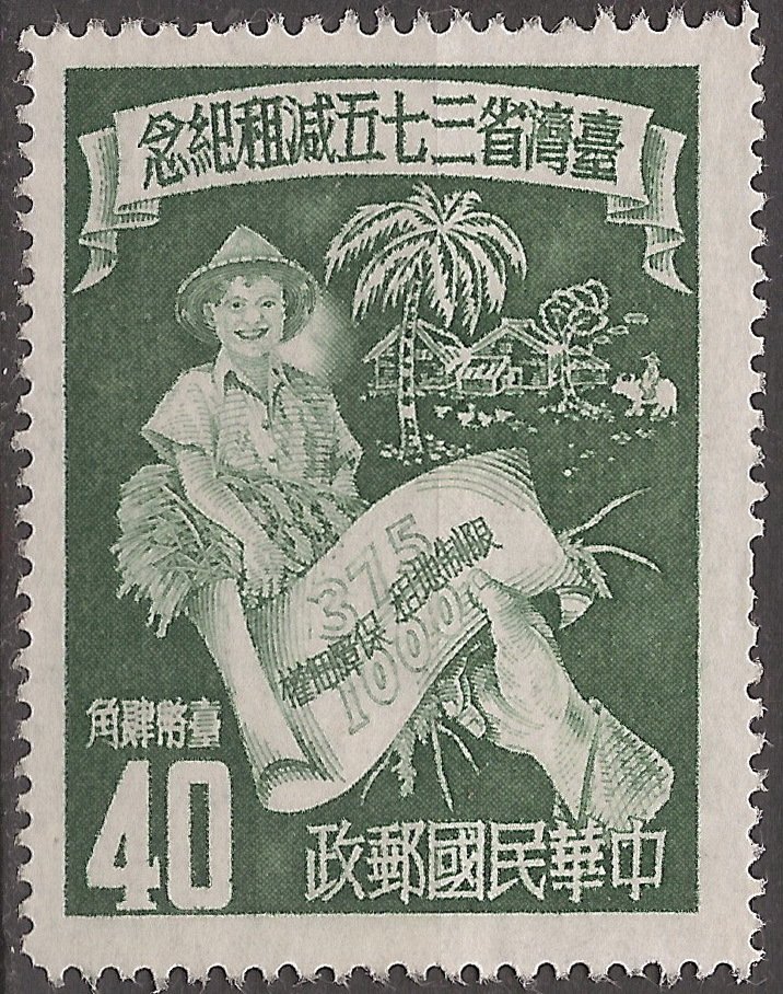 Farmer Holding Crop, Land Tax Deduction