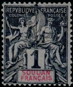 Stamp, Type Groupe, French Colonies,  