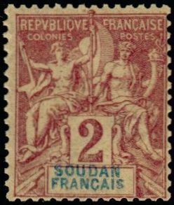 Stamp, Type Groupe, French Colonies,  
