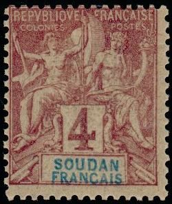Stamp, Type Groupe, French Colonies,  