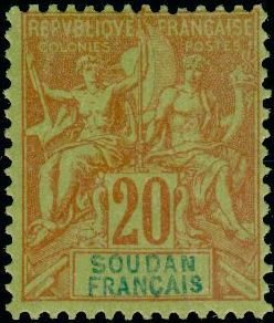 Stamp, Type Groupe, French Colonies,  