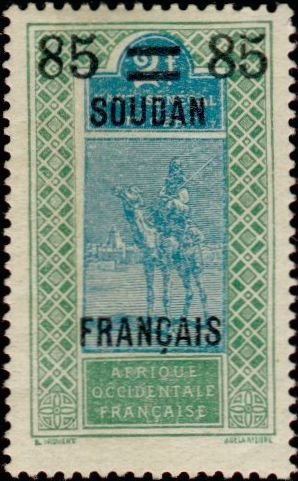 Stamp of Upper Senegal & Niger