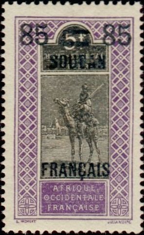 Stamp of Upper Senegal & Niger