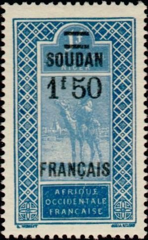 Stamp of Upper Senegal & Niger