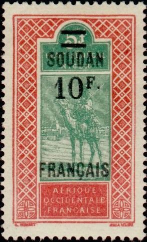 Stamp of Upper Senegal & Niger