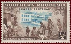 Stamp, Centenary of the birth of Cecil Rhodes, British colonies and territories,  