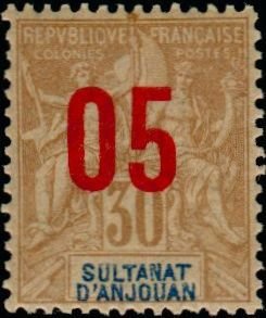 Stamp, Trype Groupe, French Colonies,  