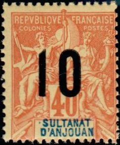 Stamp, Trype Groupe, French Colonies,  