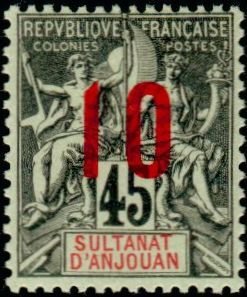 Stamp, Trype Groupe, French Colonies,  