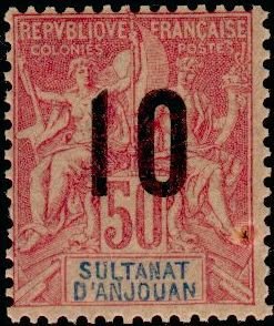 Stamp, Trype Groupe, French Colonies,  