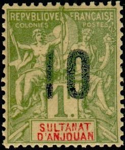 Stamp, Trype Groupe, French Colonies,  