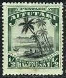 Stamp, Landing of Capt. Cook, Cook Islands,  , Palm-trees, Coastal Areas, Plants (Flora), Anniversaries and Jubilees
