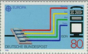 Stamp, C.E.P.T.- Transport- and communication, Germany, Federal Republic,  , C.E.P.T., Telecommunication, Europe
