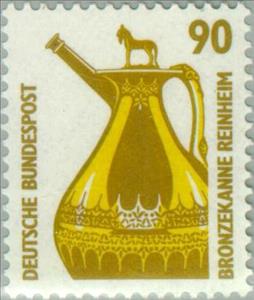 Stamp, Bronze pot, Reinheim, Germany, Federal Republic,  , Authors