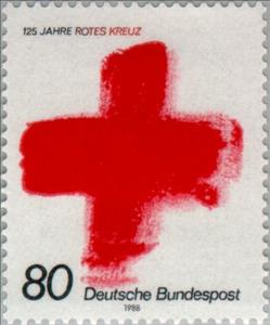 Stamp, Red Cross, Germany, Federal Republic,  , Red Cross and Red Crescent, Healthcare, Anniversaries and Jubilees