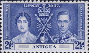 Stamp, Coronation, Antigua and Barbuda,  