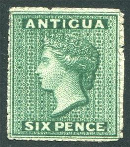Stamp, Issues of 1863-67, Antigua and Barbuda,  