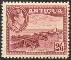 Stamp, Fort James, Antigua and Barbuda,  