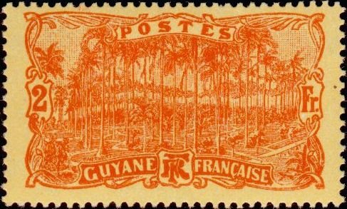 Cayenne: Place des Palmiers