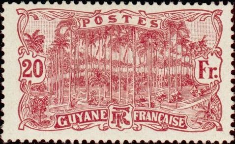 Cayenne: Place des Palmiers