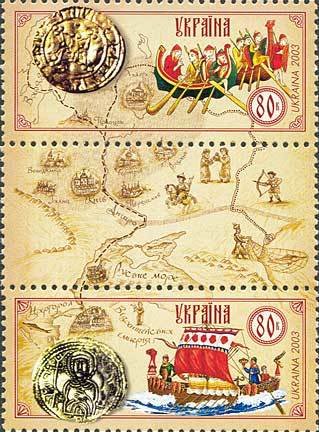 Ancient Trade Route along the Gulf of Finland and the Dniepe