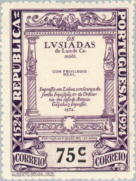 Front page of the 1st edition of «Os Lusíadas»