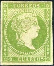 Stamp, Queen Isabel II, Spain,  , Queens