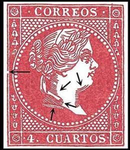 Stamp, Queen Isabel II, Spain,  , Queens