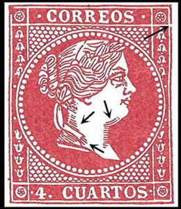 Stamp, Queen Isabel II, Spain,  , Queens