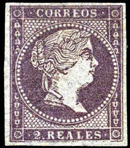 Stamp, Queen Isabel II, Spain,  , Heads of State, Queens