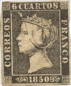 Stamp, Queen Isabel II, Spain,  , Heads of State, Queens