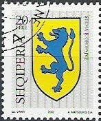 Stamp, Coat of Arms Family Gropa, Albania,  , Coats of Arms