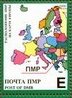 Map of Europe (Russian Text)