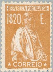 Stamp, Ceres, Portugal,  , Mythology, Gods and goddesses