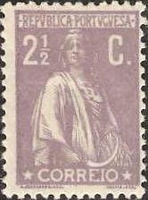 Stamp, Ceres, Portugal,  , Mythology, Gods and goddesses
