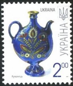 Stamp, Kumanets (stoneware for water), Ukraine,  , Glass and Earthenware