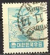 Stamp, Planting Trees, Korea, South,  , Trees
