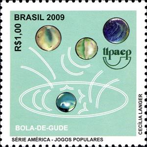 Stamp, Marbles, Brazil,  